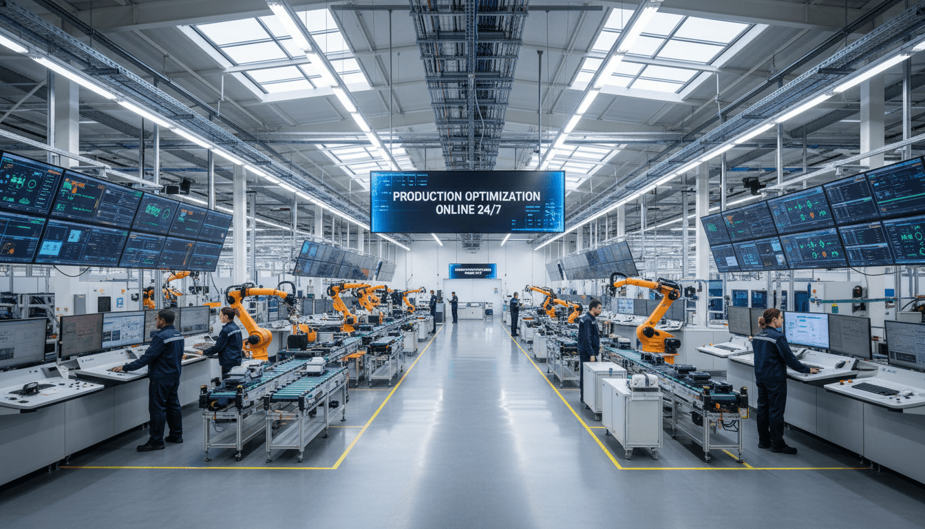 Aging Siemens and Allen-Bradley PLC racks side by side in a dusty MCC room, new industrial gateway DIN-rail mounted beside them with ethernet runs, overhead fluorescent, grit and cable labels visible, photorealistic plant-floor still